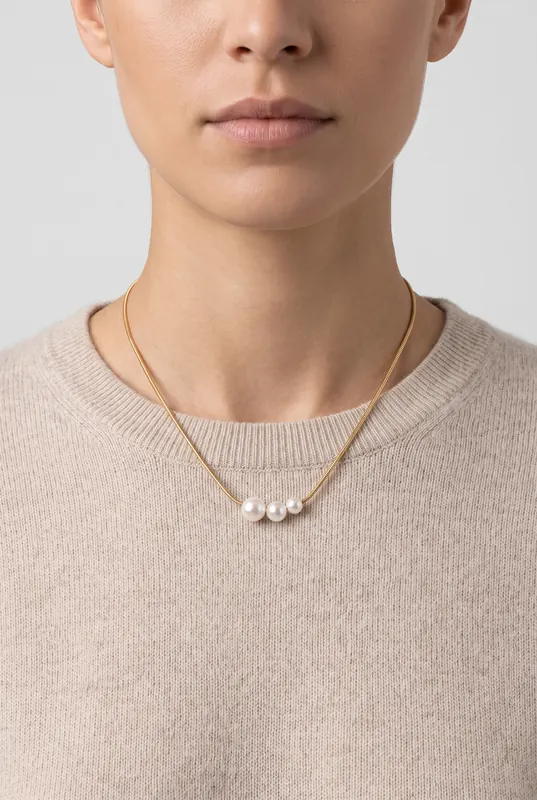 PURELEI Create Memories Kette Gold Maat: OS | Kettingen Outlet | Dames | Wit
