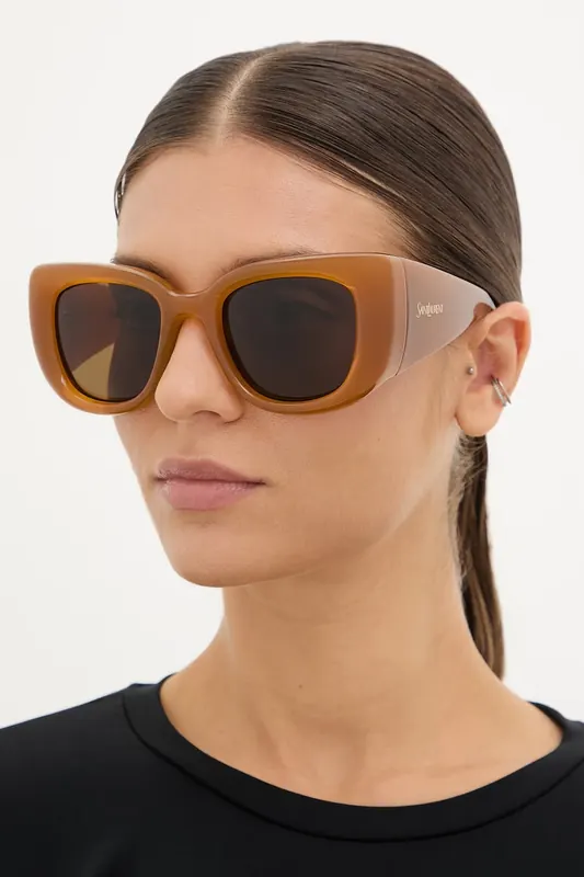 Saint Laurent okulary przeciwsłoneczne kocie oczy damskie HOWL