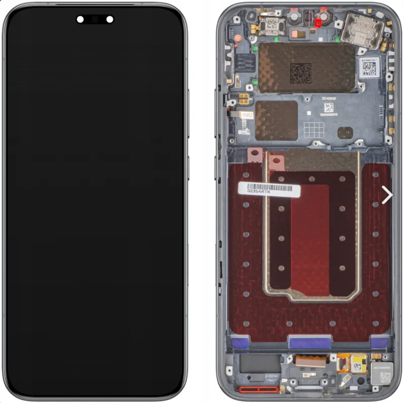 Org Originálny LCD displej Amoled dotykový rámček Honor Magic8 Pro, čierny