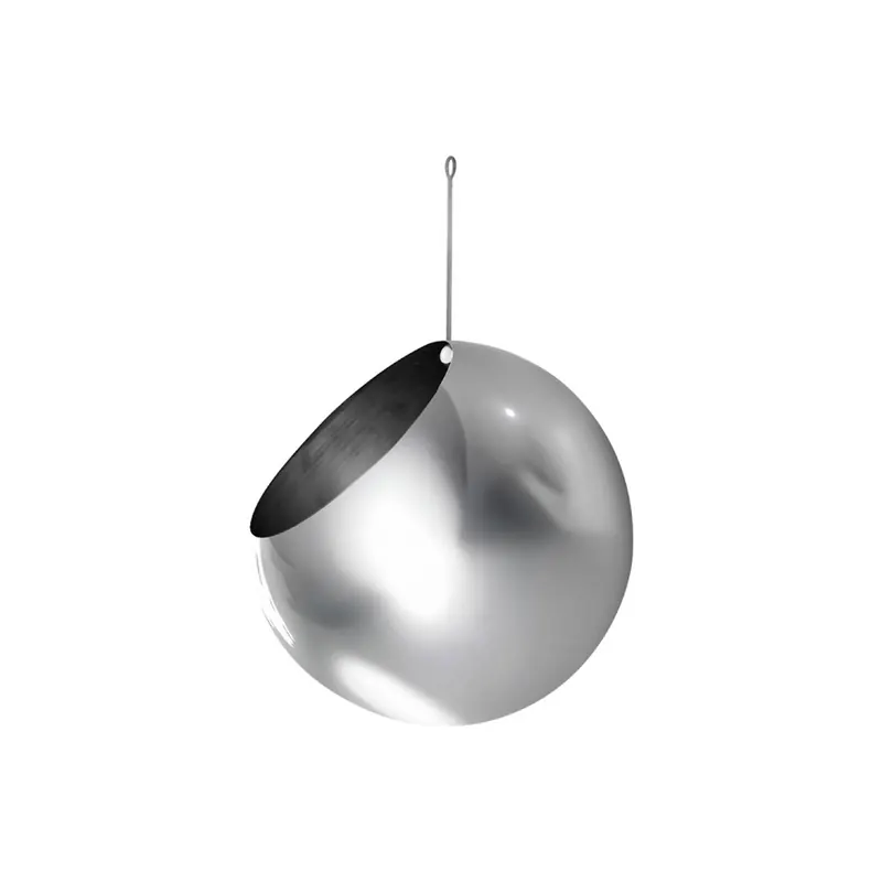 AYTM Doniczka Globe, wisząca, Ø 17 cm, srebrna, stal nierdzewna