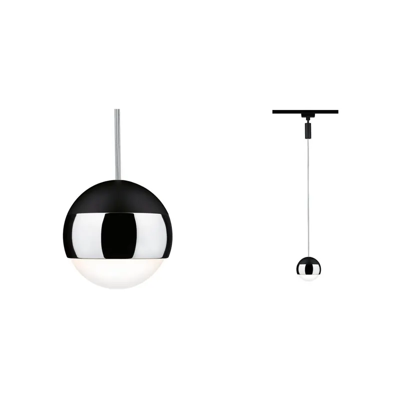 Paulmann URail Capsule II lampa wisząca 2 700K czarna
