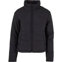 Urban Classics Ladies Arrow Puffer Jacket Black Maat: XS | Winterjassen Outlet | Dames | Zwart