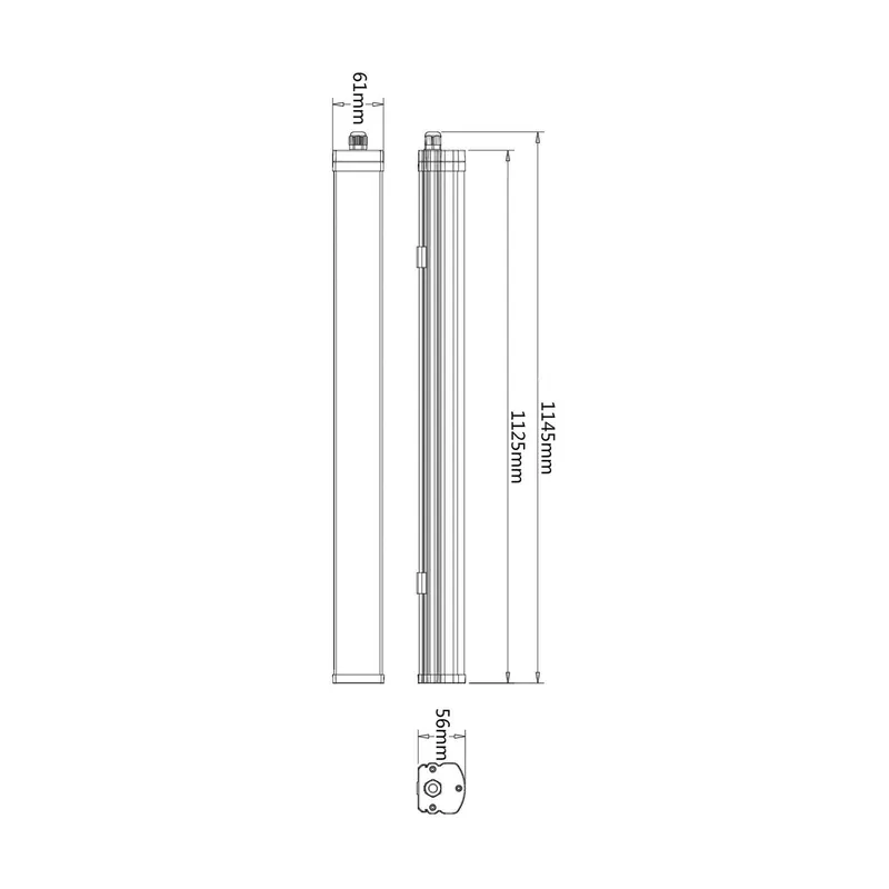Oprawa LED odporna na wilgoć Tri Proof Motion, 114,5 cm
