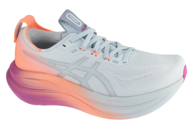 ASICS Gel-Nimbus 28 1012B987-400, Damskie, Szare, buty do biegania, tkanina, rozmiar: 38