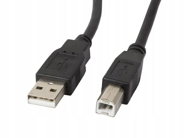 Kabel Lanberg CA-USBA-11CC-0050-BK (usb 2.0 typu A M Usb 2.0 typu B M; 5m