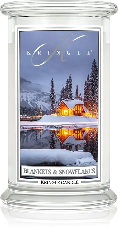 Kringle Candle Świeca zapachowa Blankets & Snowflakes 624g