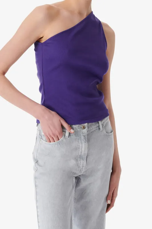 IRO Paris Pivo Top Vintage Purple Maat: XS | Mouwloze Tops Outlet | Dames | Paars