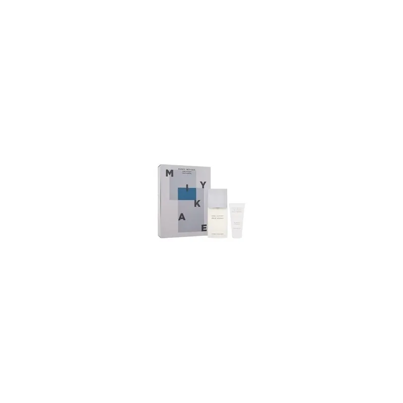 Issey Miyake Zestaw wody toaletowej dla mężczyzn L'eau D'issey 75ml Żel 50ml