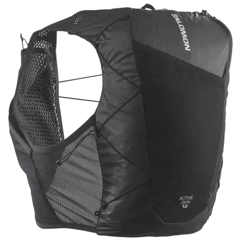 Salomon Active Skin 12 No Flasks C22057, Unisex, Czarne, plecaki, poliester, rozmiar: L