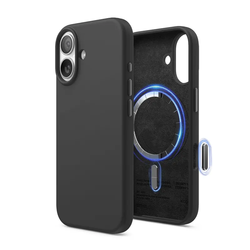 Elago kryt Silicone Case Magsafe Camera Control pre iPhone 17 Black…