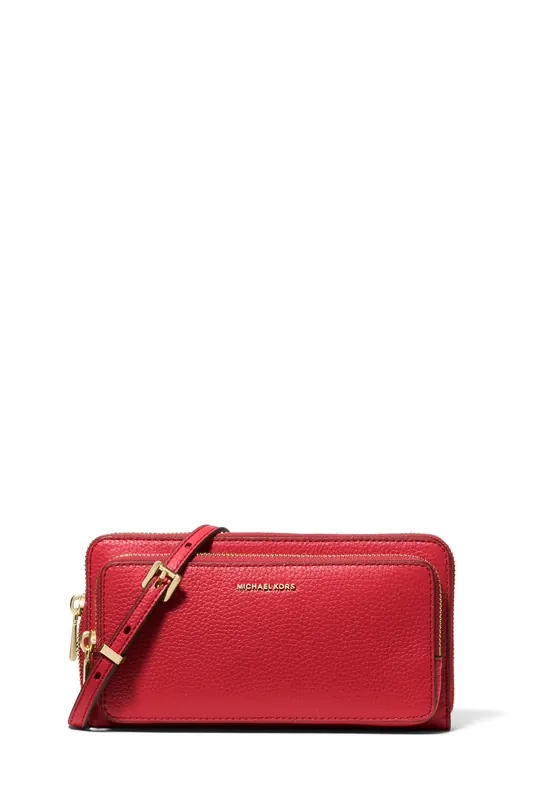 Michael Kors Large Continental Crossbody Crimson Maat: OS | Handtassen Outlet | Dames