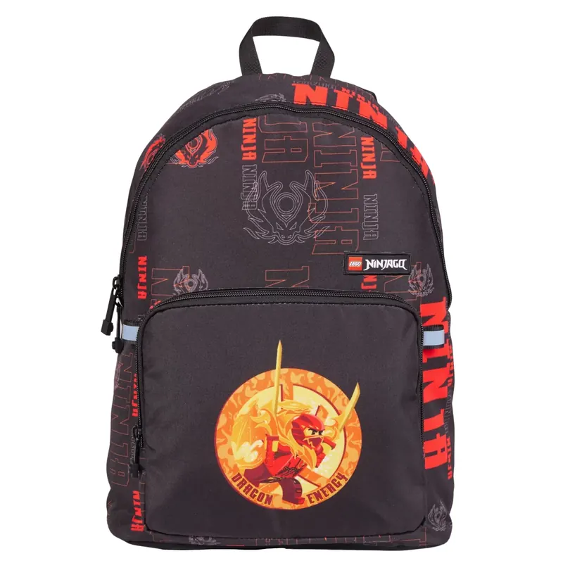 LEGO Ninjago Basic Backpack 20266-2502, Dla chłopca, Czarne, plecaki, poliester, rozmiar: One size