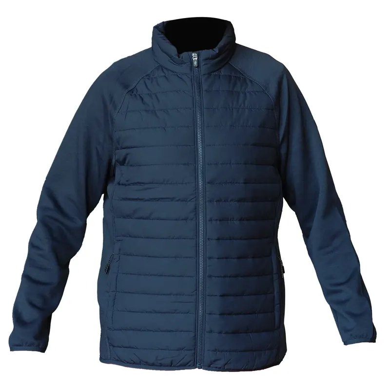 Skechers GO Shield Hybrid Jacket JA23-089-CCNV, Męskie, Granatowe, kurtki, poliester, rozmiar: S