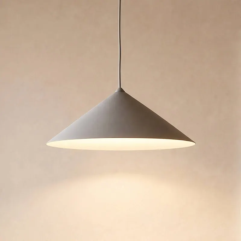 Żyrandol Lume L, kolor greige, metal, Ø 40 cm, GX53
