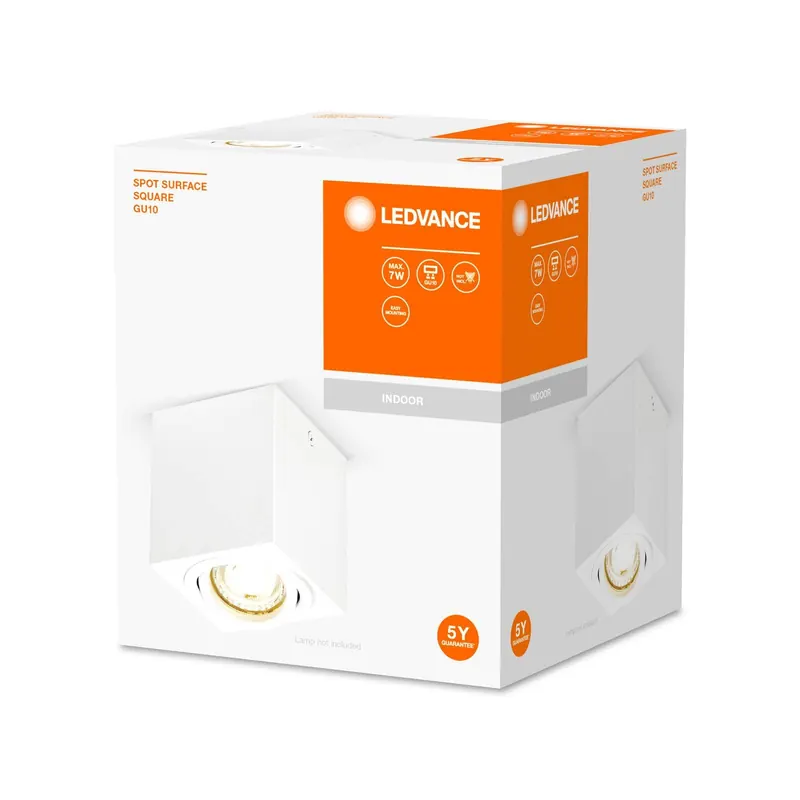 LEDVANCE Surface Square spot sufitowy GU10 biały