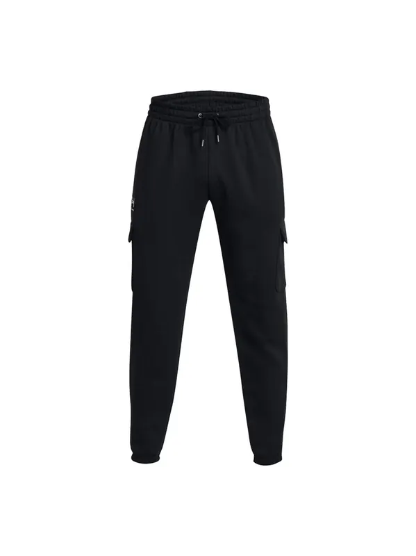 UNDER ARMOUR spodnie dresowe męskie Essential Flc Cargo czarne (S)