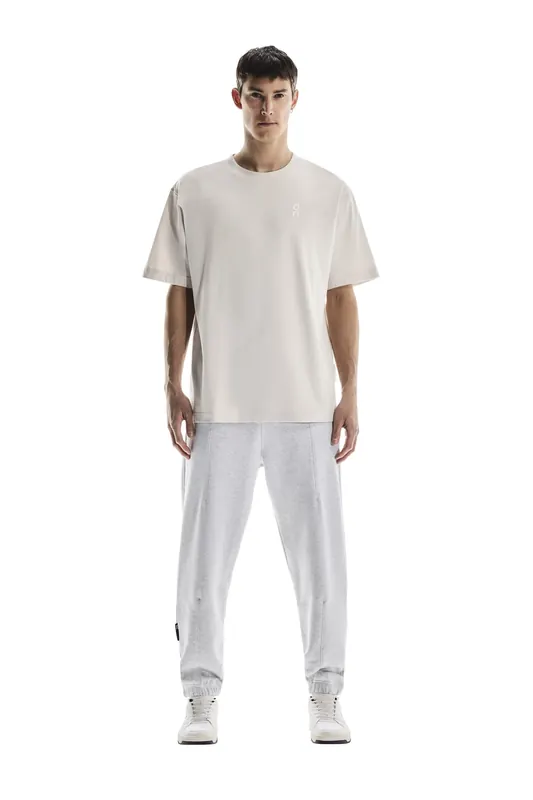 On Club-t Graphic Tennis 1 M Silver Maat: XL | Basic T-Shirts Outlet | Heren | Geel