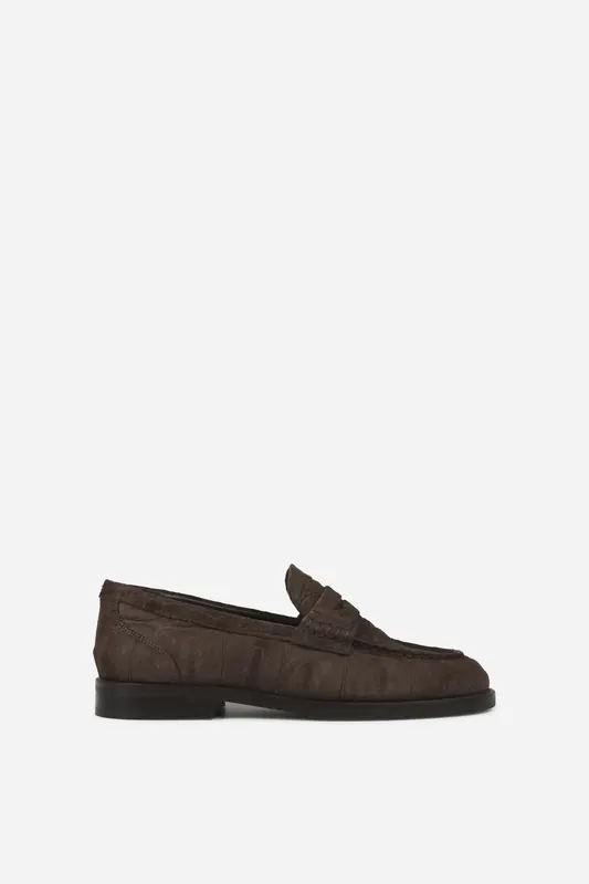 Bronx Tran-sitt Low Shoe Coffee Bean Maat: 40 | Instappers Outlet | Dames | Bruin