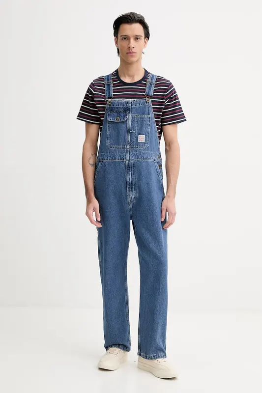 Levi's ogrodniczki jeansowe LOOSE OVERALLS x WORKWEAR