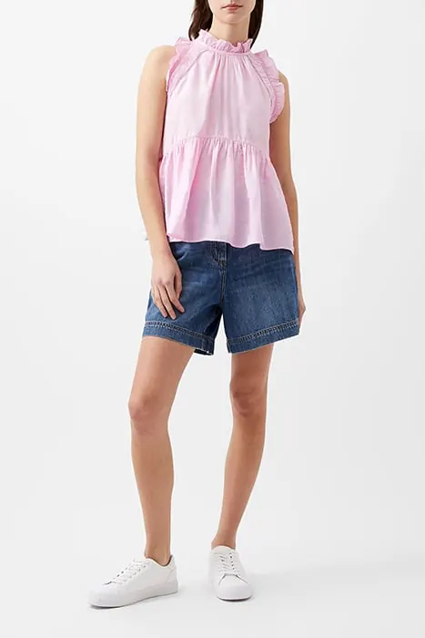 French Connection Emily Top Maat: M | Blouses Outlet | Dames | Roze