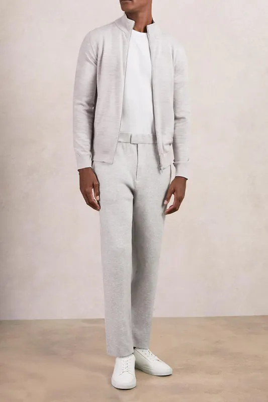 Reiss Knitted Trouser Soft Grey Maat: L | Joggingbroeken Outlet | Heren | Grijs