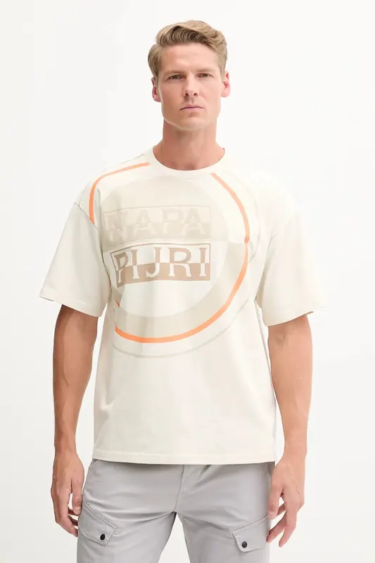 Napapijri t-shirt bawełniany S-Tusco