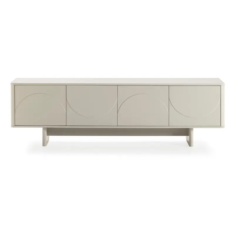 Kremowa szafka pod TV 180x55x40 cm Solei – MOME