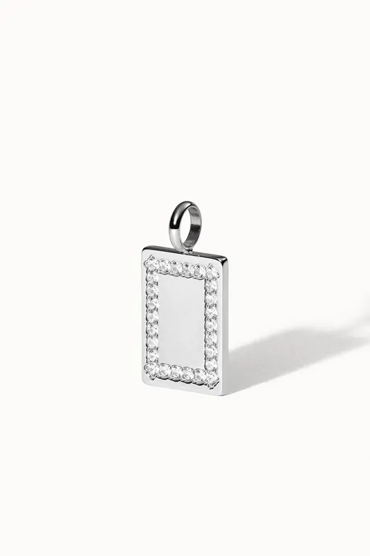 PURELEI Glimmer Charm Silver Maat: OS | Kettingen Outlet | Dames | Zilver