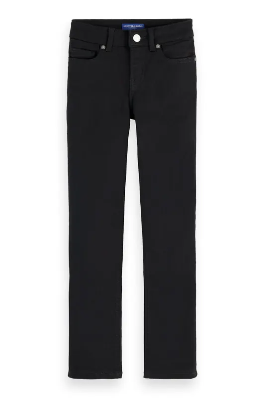 Scotch & Soda Girls High Five Slim Jeans Stay Black Stay Black Maat: 4 | Spijkerbroeken Outlet | kids | Zwart