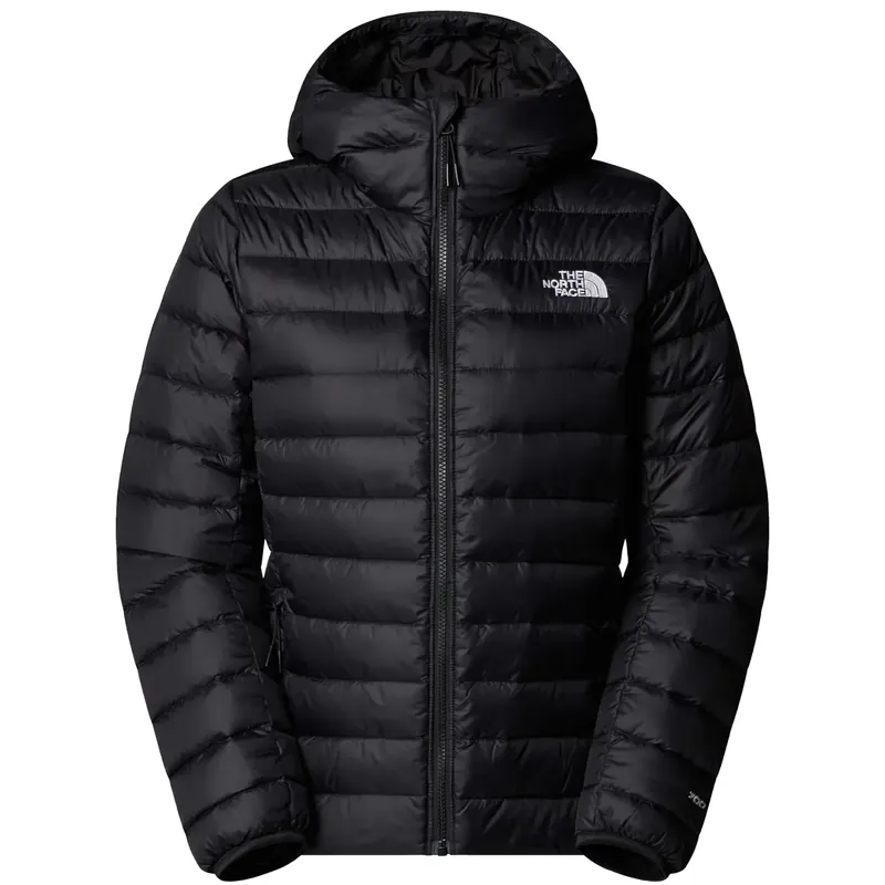 The North Face W Down Hooded NF0A8D3EJK31, Damskie, Czarne, kurtki zimowe, poliester, rozmiar: L