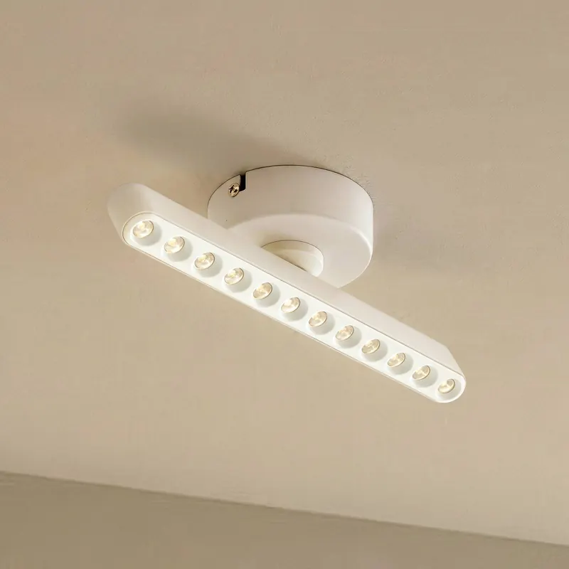 Reflektor LED Lindby Eldrin, biały, 1-punktowa, punkty świetlne