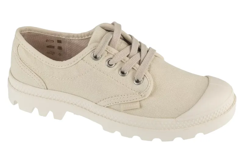 Palladium Pampa Oxford 92351-210-M, Damskie, Beżowe, trampki, tkanina, rozmiar: 39
