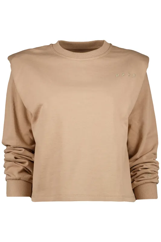 RAIZZED Nathalie Sweater Latte Brown Maat: XS | Sweaters Outlet | Dames | Beige