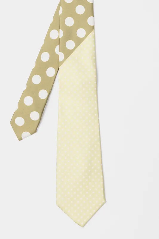 Paul Smith Men Tie Polka Lemon Yellow Maat: 8 | Stropdassen Outlet | Heren | Geel