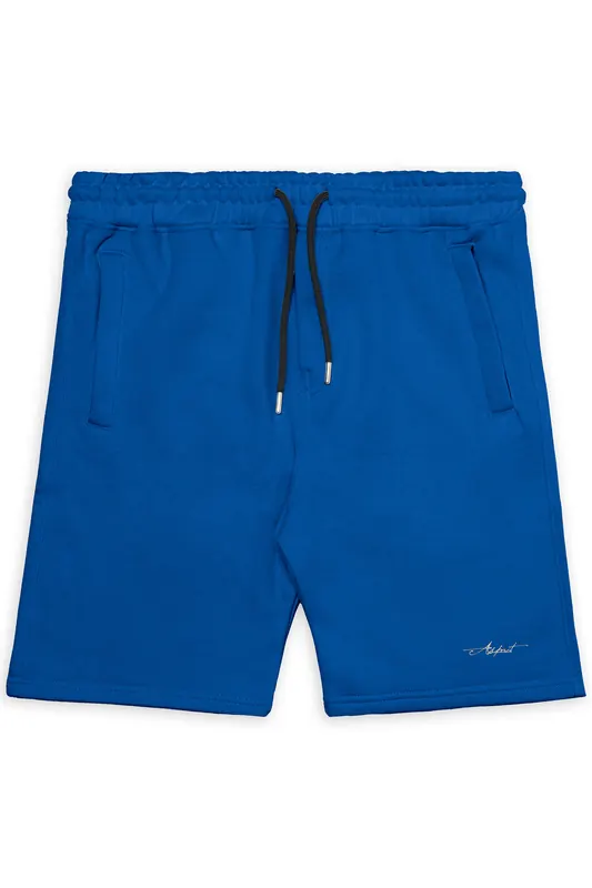 Aspact Davu Short Blue Maat: M | Joggingbroeken Outlet | Unisex | Blauw