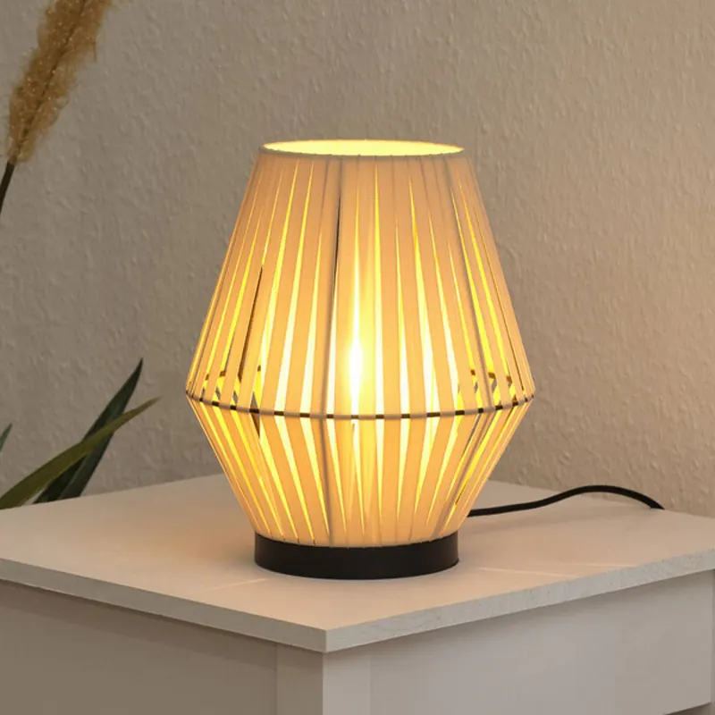 Lampa stołowa OSRAM Decor Taśma, beżowa, tekstylna, E14