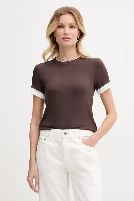 United Colors of Benetton T-shirt damski z wiskozą