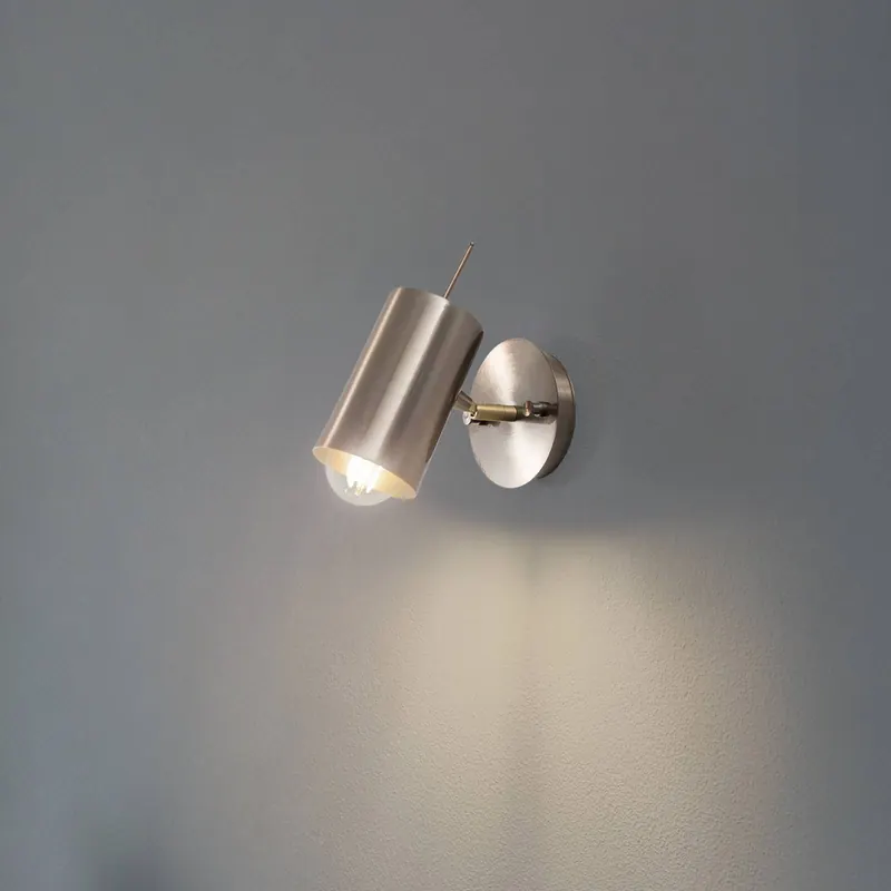 Kinkiet Kem, mosiądz, metal, wysokość 23 cm, E27