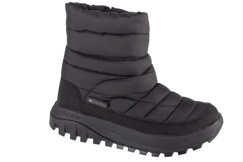 Columbia Snowtrot Mid 2075111012, Damskie, Czarne, buty zimowe, nylon, rozmiar: 38