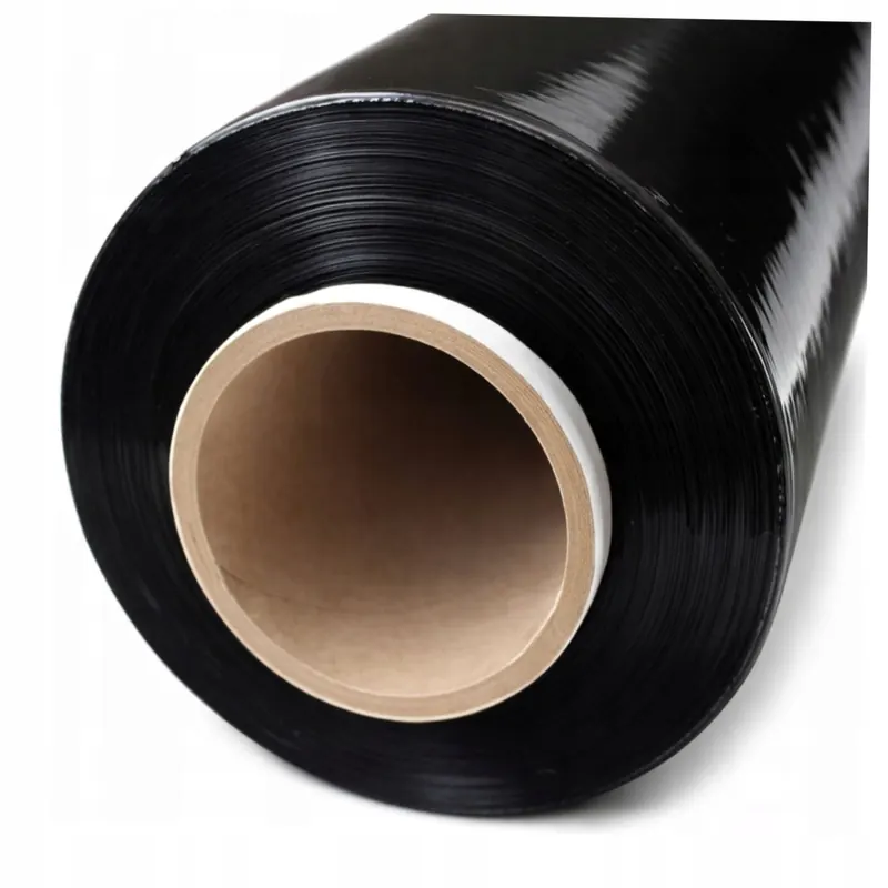 Folia Stretch Czarna 3 XL Do Paczek Mocna Gruba Kryjaca Klasa Premium