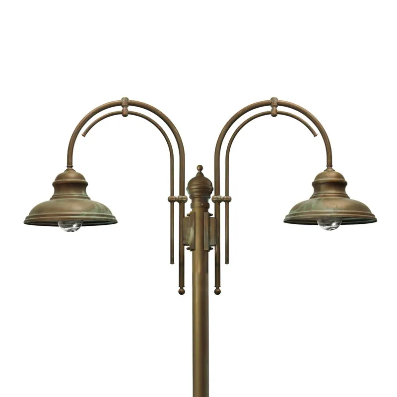 Lampa na maszt Luca, 2-punktowa z podwójnym łukiem