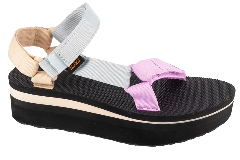 Teva W Flatform Universal Sandals 1008844-UNW, Damskie, Wielokolorowe, sandały, tkanina, rozmiar: 38
