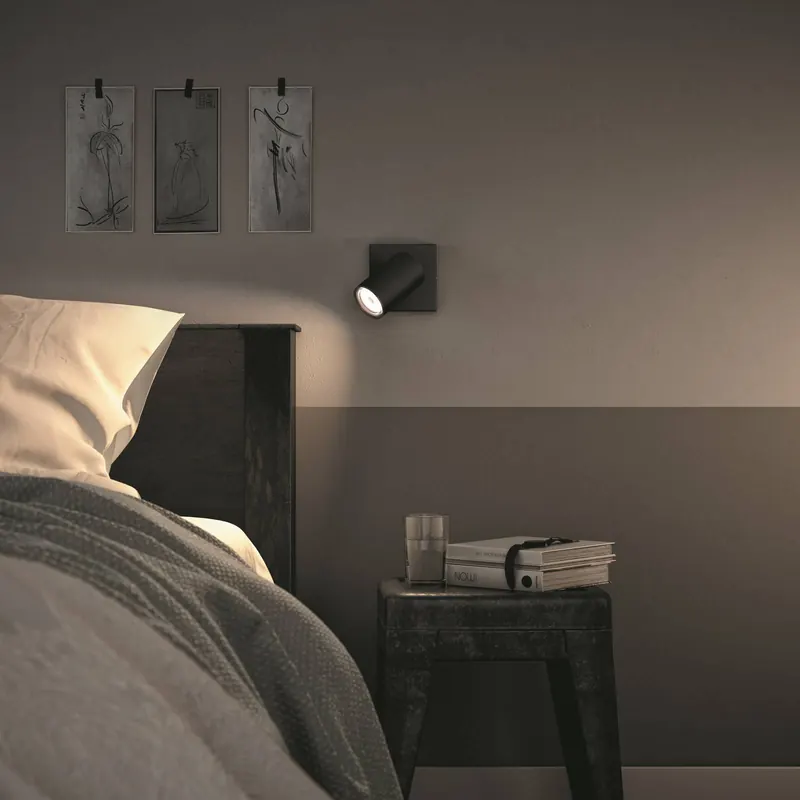 Philips myLiving Kosipo spot GU10 czarny 1-pkt.