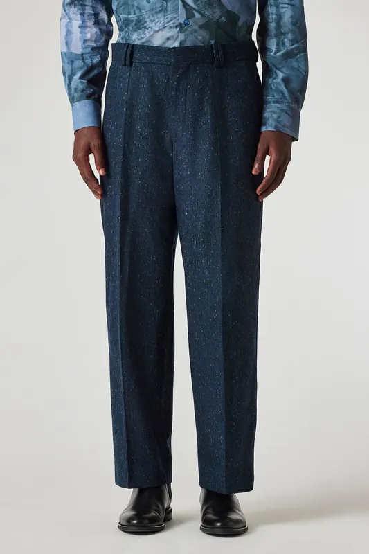 Paul Smith Trouser Petrol Blue Maat: W30 | Tailored Broeken Outlet | Heren | Blauw