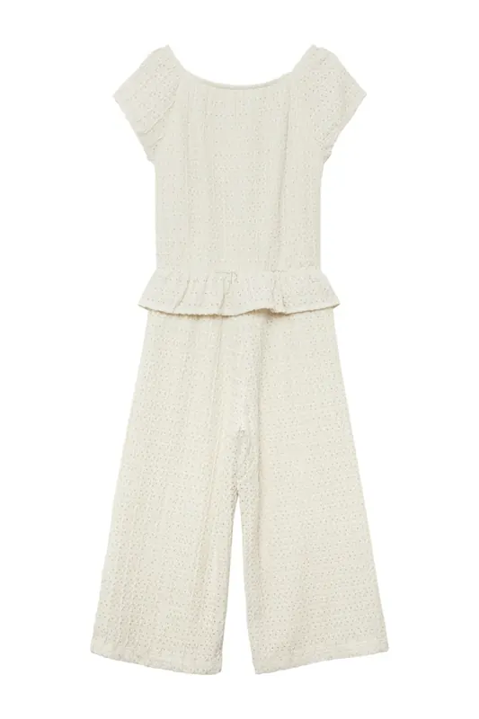 s.Oliver Overall Offwhite Maat: 104 | Jurken Outlet | kids | Wit