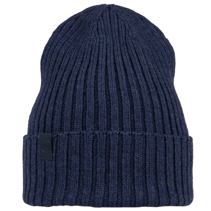 Buff Norval Merino Hat Beanie 12424271710, Unisex, Granatowe, czapki, Merino, rozmiar: One size