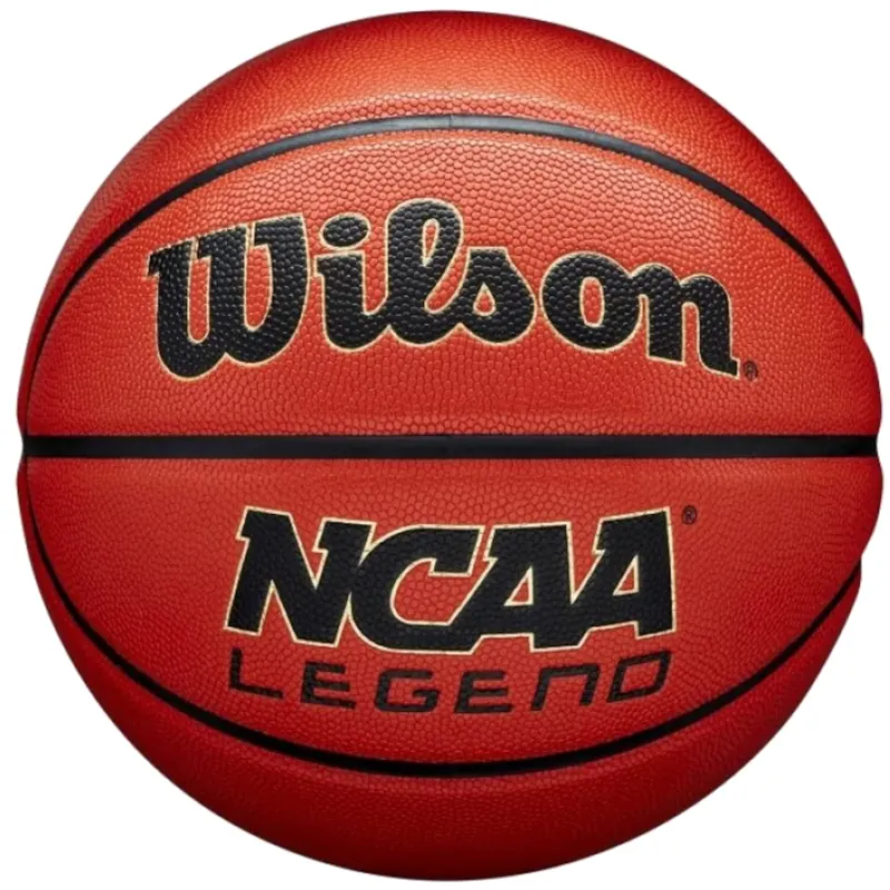 Wilson NCAA Legend Ball WZ2007601XB, Unisex, Pomarańczowe, piłki do koszykówki, Skóra kompozytowa, rozmiar: 7