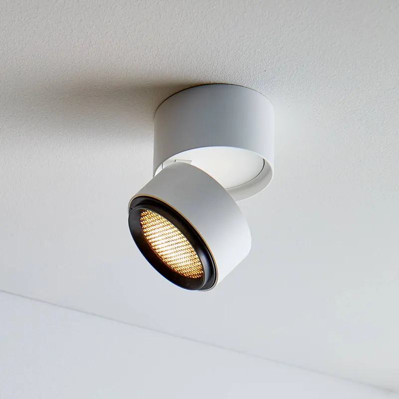 LOOM DESIGN Reflektor sufitowy LED Ray Ø9,3cm 13W biały