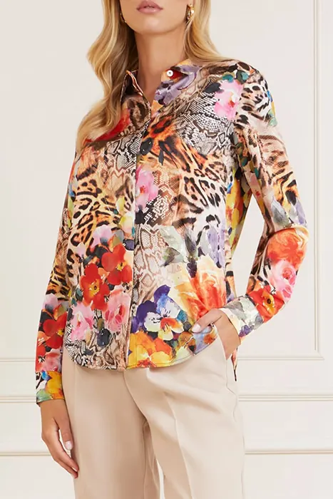 GUESS Marciano By  The Icon Blouse Prin Wild Flower Fall Pri Maat: 40 | Blouses Outlet | Dames