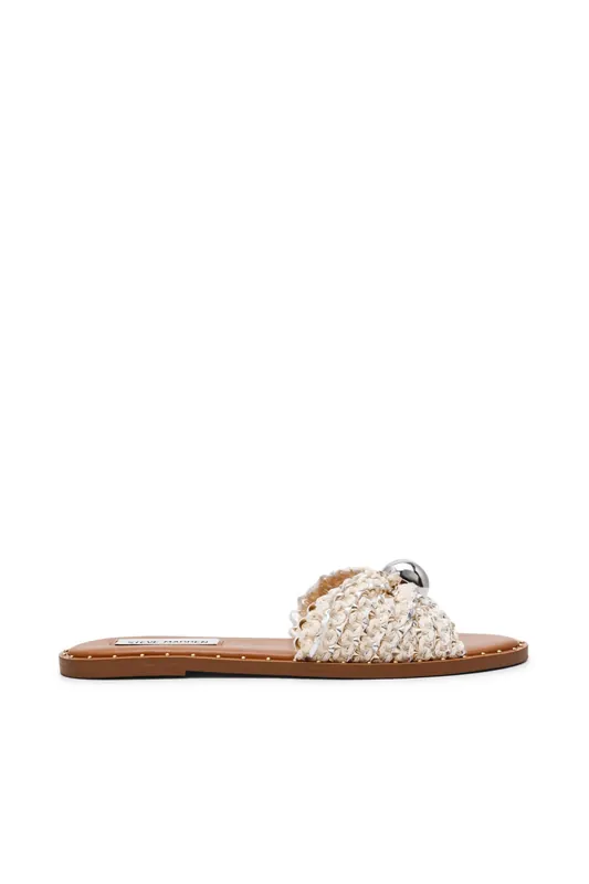 Steve Madden Dipsy-cne Sandals Metal Multi Maat: 42 | Sandalen Outlet | Dames | Beige